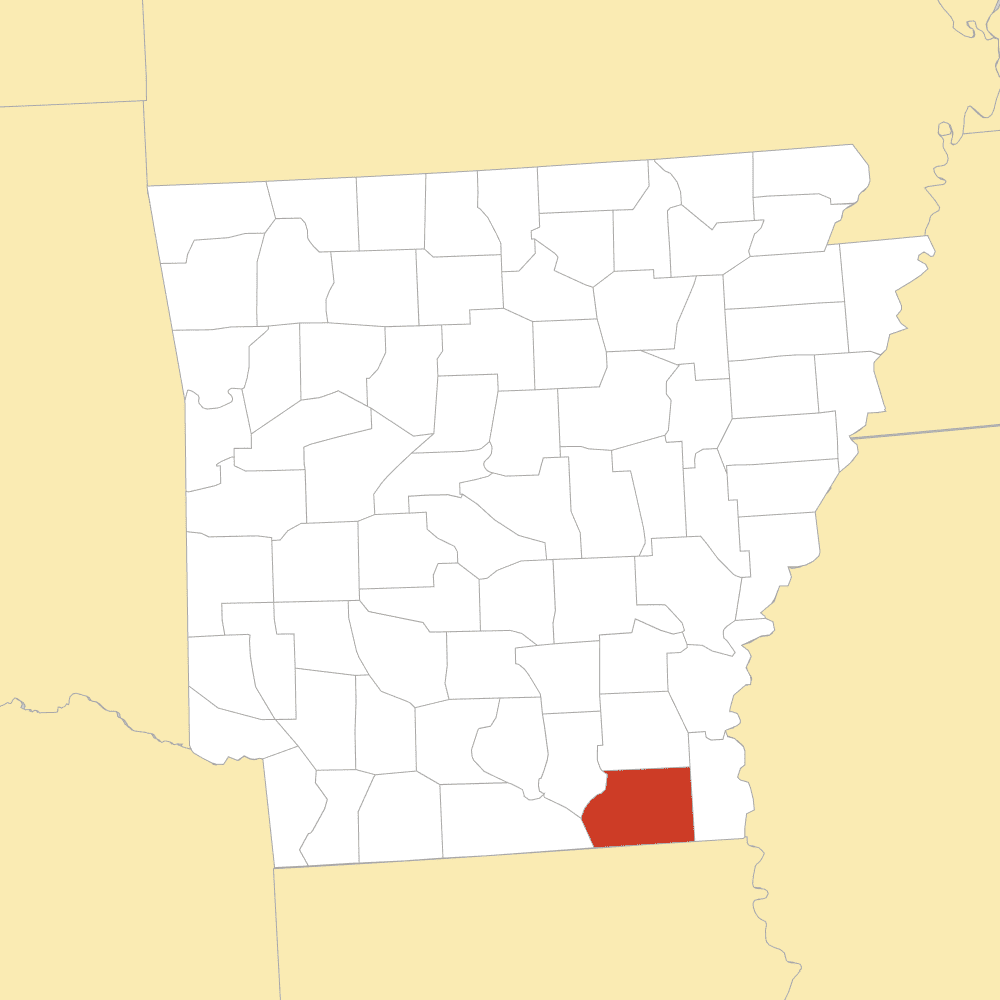 Ashley County map