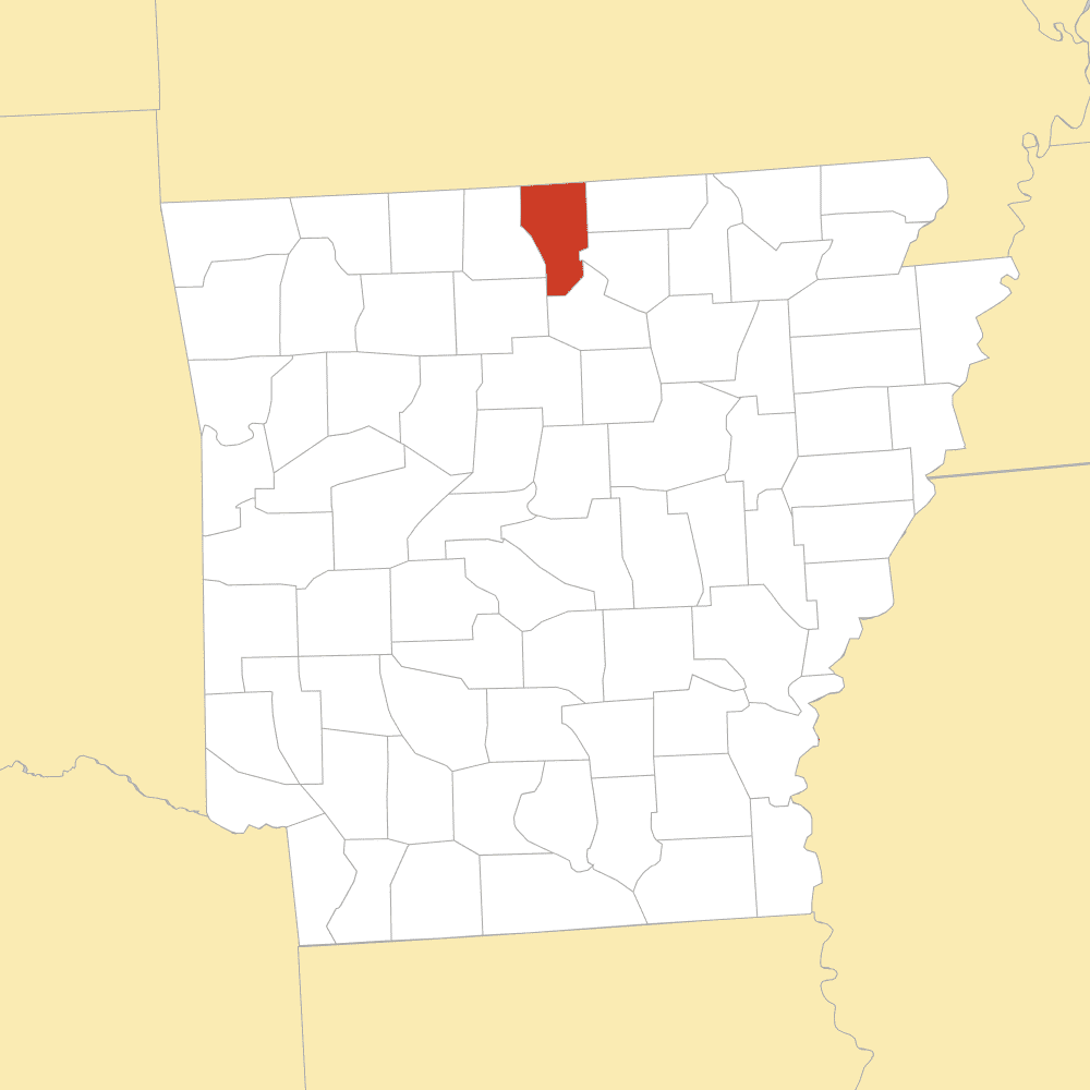 Baxter County map