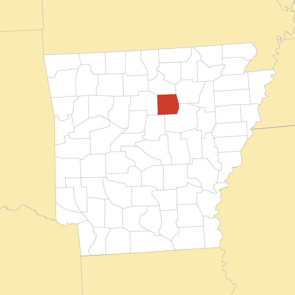 Cleburne County map