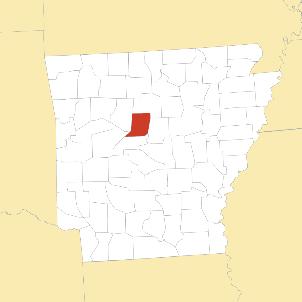 Conway County map