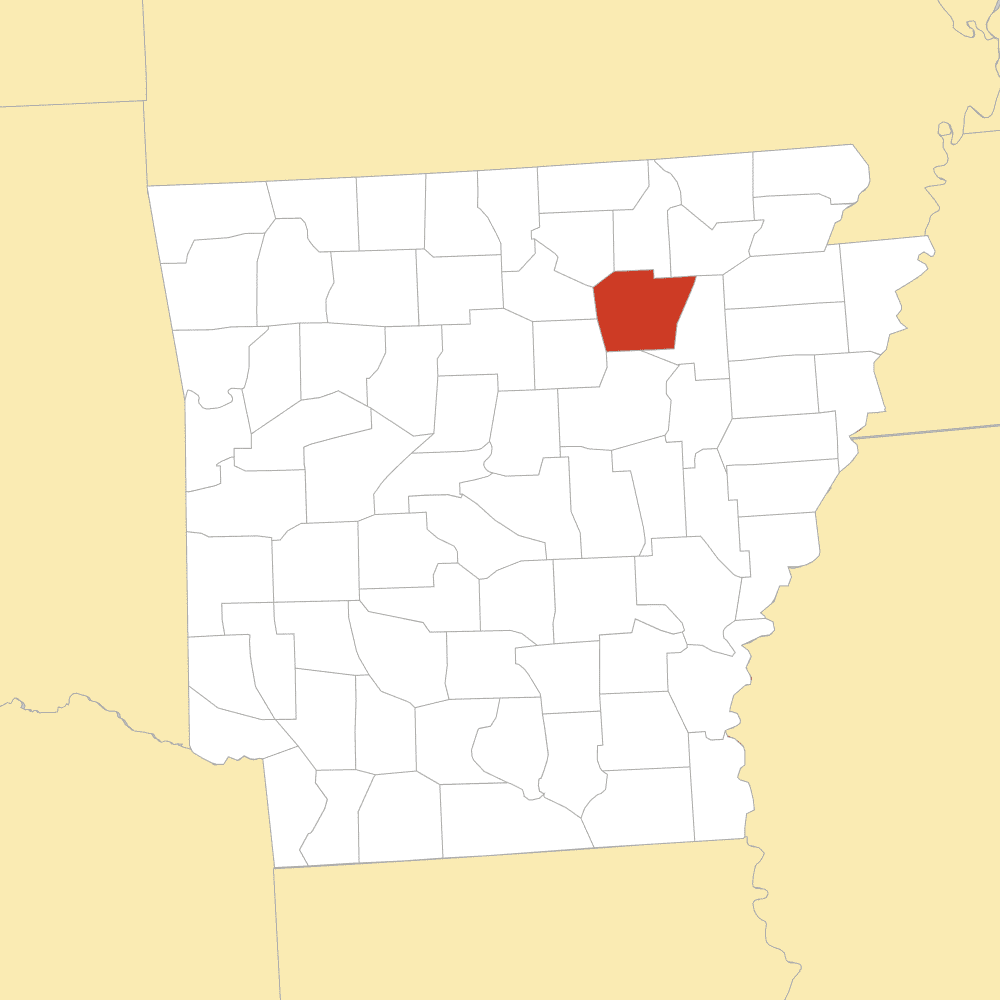 Independence County map