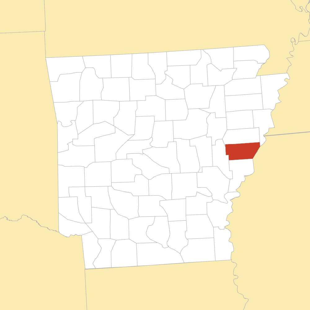 Lee County map