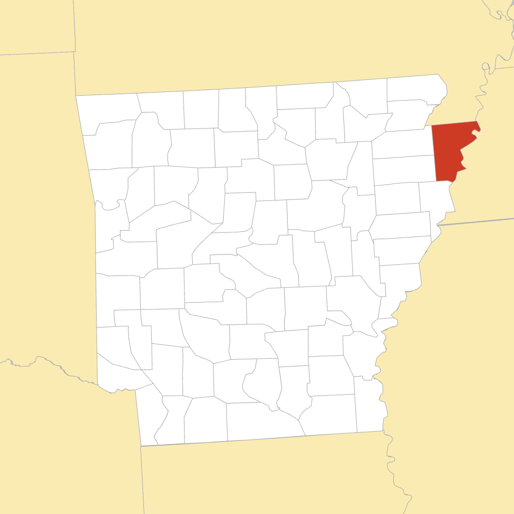 Mississippi County map