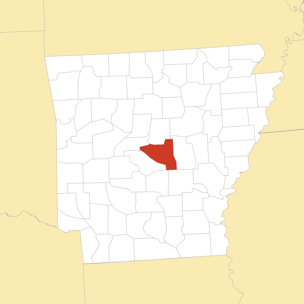 Pulaski County map
