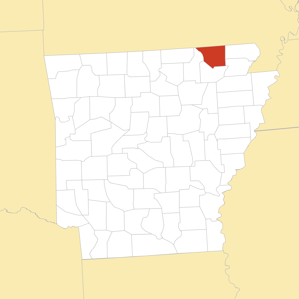 Randolph County map
